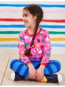 Toby tiger - Bio Kinder Langarmshirt mit Magische Tiere-Allover