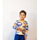 Curious Stories - Bio Kinder Sweatshirt mit Wal-Allover