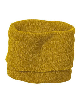 disana - Bio Kinder Strickschal, Wolle, curry-gold