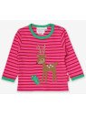 Toby tiger - Bio Kinder Langarmshirt mit Rehkitz-Applikation