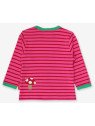 Toby tiger - Bio Kinder Langarmshirt mit Rehkitz-Applikation