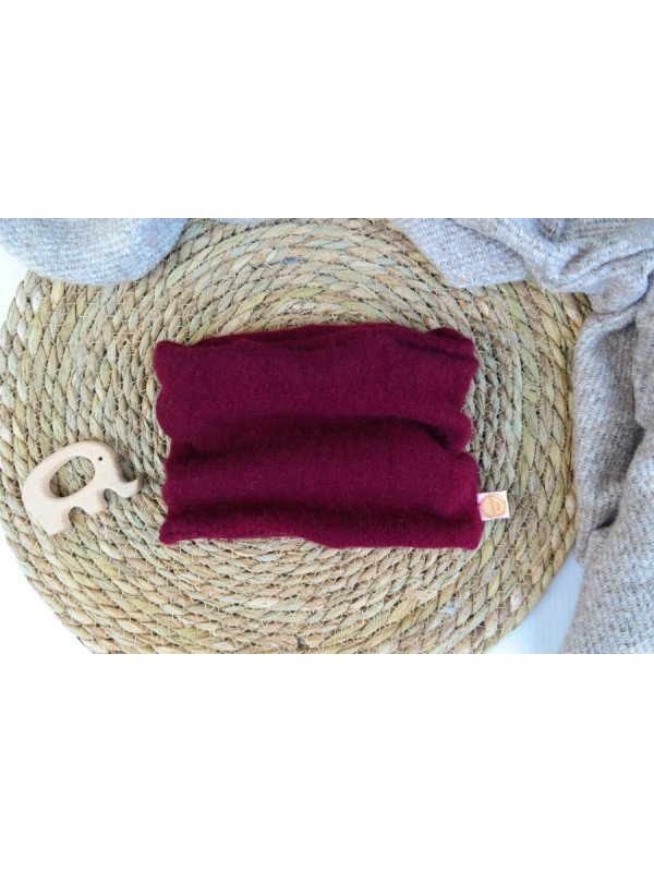 Jawoll Baby - UPCYCLING Kinder Schlauchschal, Kaschmir, beere