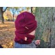 Jawoll Baby - UPCYCLING Kinder Beanie, Kaschmir, beere