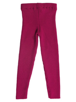 Reiff - Bio Kinder Strick Leggings Wolle beere