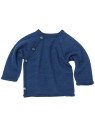 Reiff - Bio Baby Frottee Wickeljacke, Wolle/Seide, marine