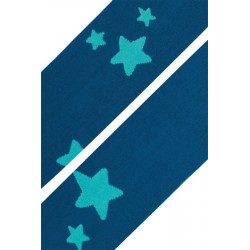frugi - Kinder Strumpfhose "Norah" mit Sternen, blau