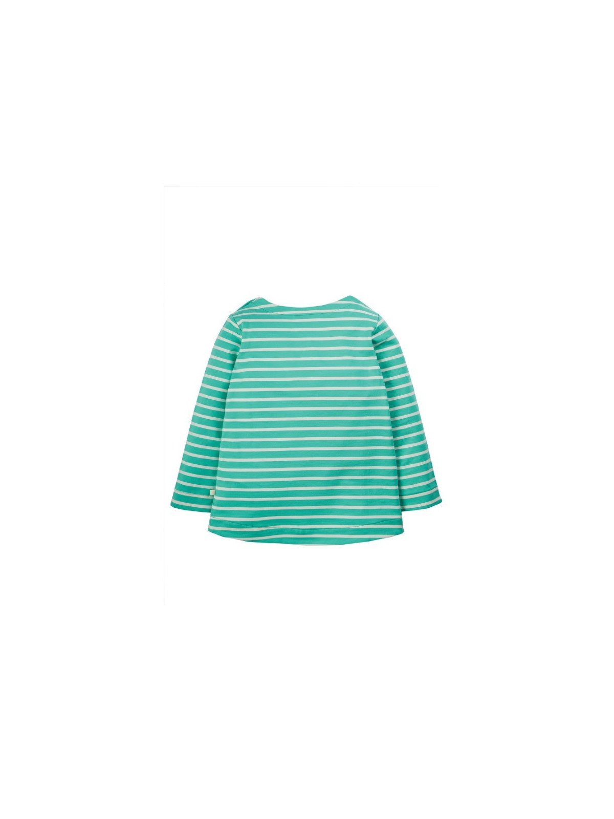 frugi - Bio Kinder Langarmshirt "Alana" mit Wal-Applikation und Streifen
