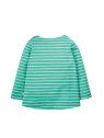 frugi - Bio Kinder Langarmshirt "Alana" mit Wal-Applikation und Streifen