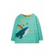 frugi - Bio Kinder Langarmshirt "Alana" mit Wal-Applikation und Streifen