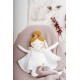Kikadu - Bio Puppe Engel Weiß 36 cm