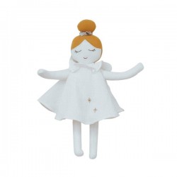Kikadu - Bio Puppe Engel Weiß 36 cm