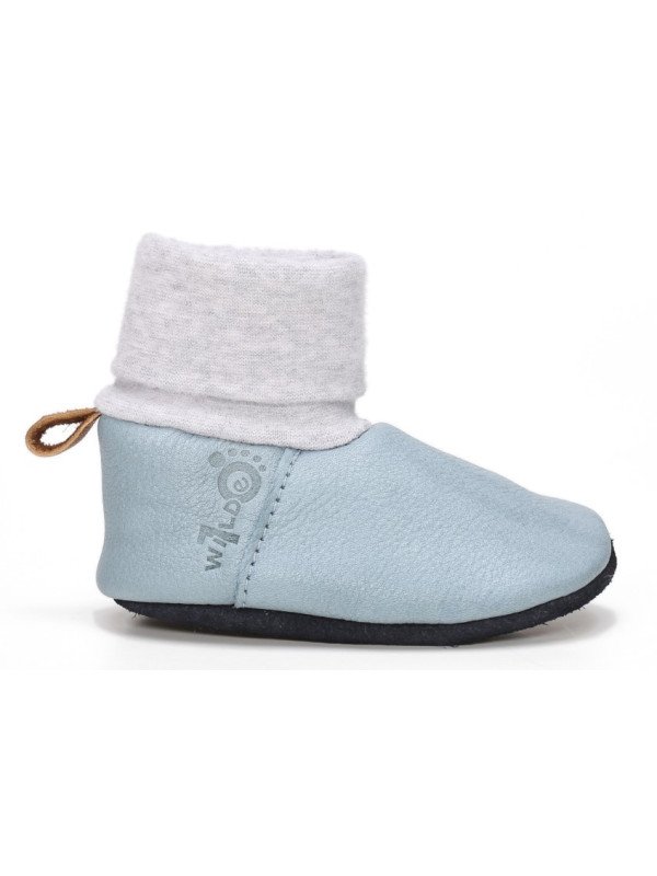 Wilde 10  - Bio Baby Lederschuhe "gogos", blau