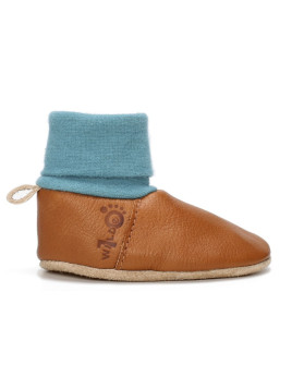 Wilde 10  - Bio Baby Lederschuhe "gogos", braun