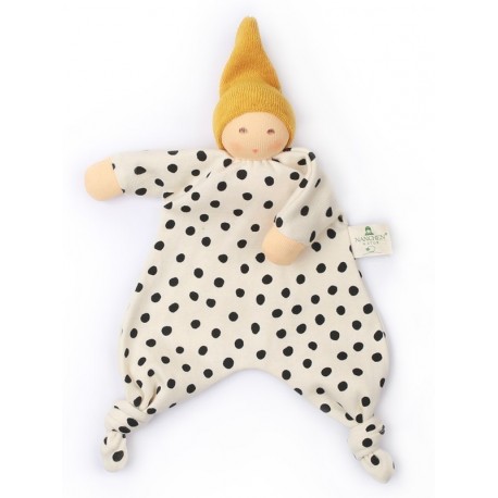 Nanchen Natur - Bio Baby Pünktchengreifling 25cm, fliederbeere