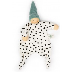 Nanchen Natur - Bio Baby Pünktchengreifling 25cm, salbei