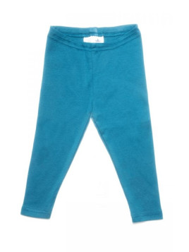 Leela Cotton - Bio Kinder Leggings, donaublau