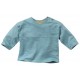 People Wear Organic - Bio Baby Langarmshirt mit kleinem "best friends"-Druck, melange