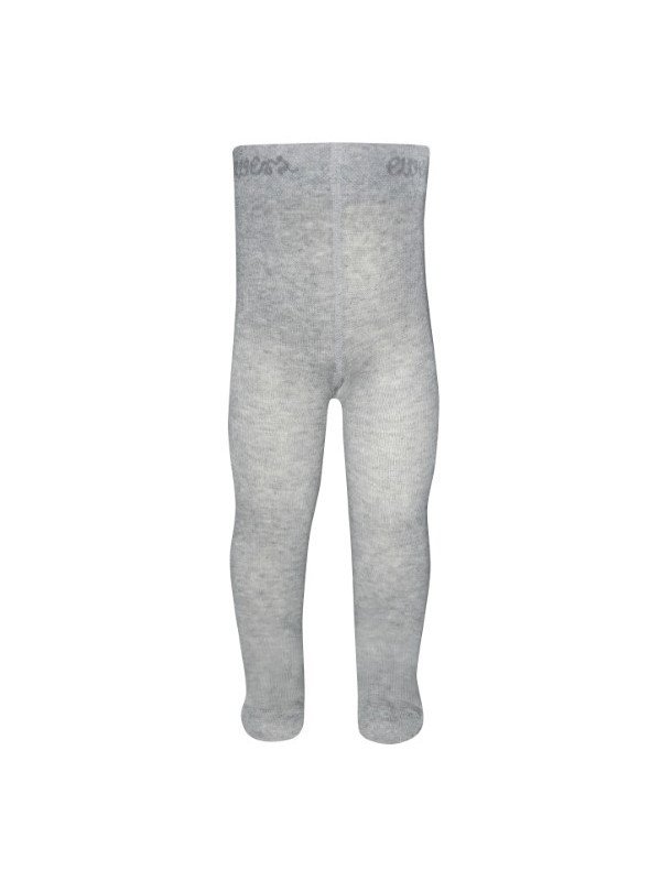 Ewers - Bio Kinder Strumpfhose uni, grau