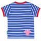 Toby tiger - Bio Kinder T-Shirt mit Seepferdchen-Applikation und Streifen