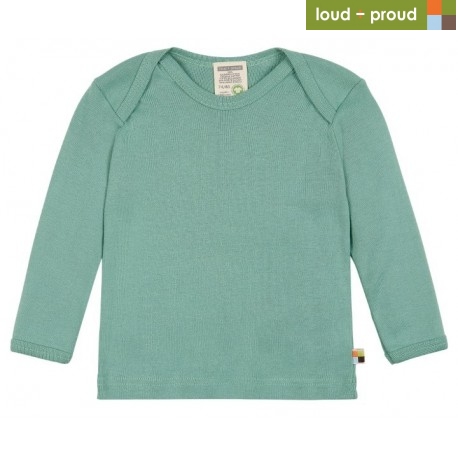 loud + proud - Bio Kinder Langarmshirt uni, bamboo