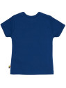loud + proud - Bio Kinder T-Shirt Derby Rib mit Känguru-Druck, marine