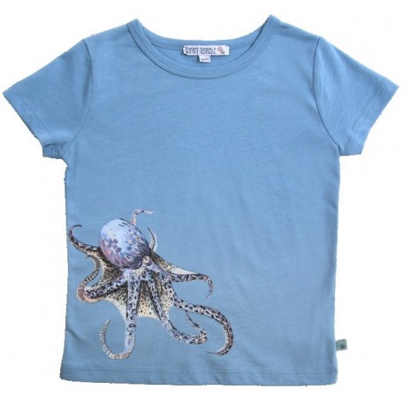Enfant Terrible - Bio Kinder T-Shirt mit Oktopusdruck