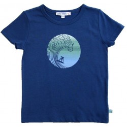 Enfant Terrible - Bio Kinder T-Shirt mit Wellenreiter-Druck