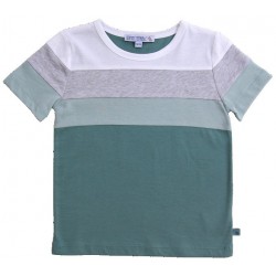 Enfant Terrible - Bio Kinder T-Shirt Colourblocking, mint