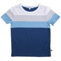 Enfant Terrible - Bio Kinder T-Shirt Colourblocking, dunkelblau