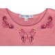 Enfant Terrible - Bio Kinder Jersey Kleid mit Schmetterlings-Stickerei, malve