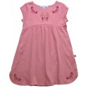 Enfant Terrible - Bio Kinder Jersey Kleid mit Schmetterlings-Stickerei, rosa