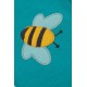frugi - Bio Baby Sweathose "Character" mit Bienen-Blumen-Patches