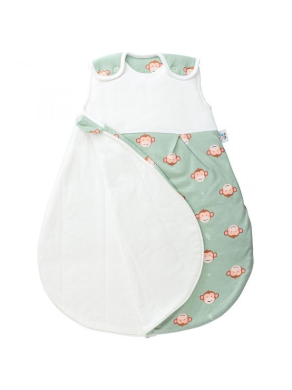 Hosenmax - Bio Baby Ganzjahres Schlafsack "Frecher Affe"