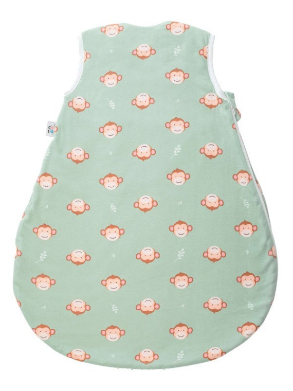 Hosenmax - Bio Baby Ganzjahres Schlafsack "Frecher Affe"