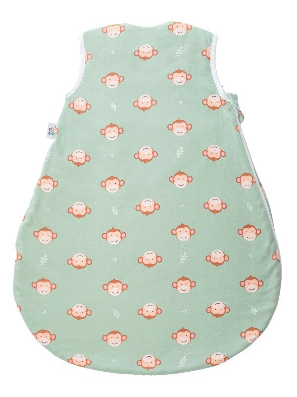 Hosenmax - Bio Baby Ganzjahres Schlafsack "Frecher Affe"
