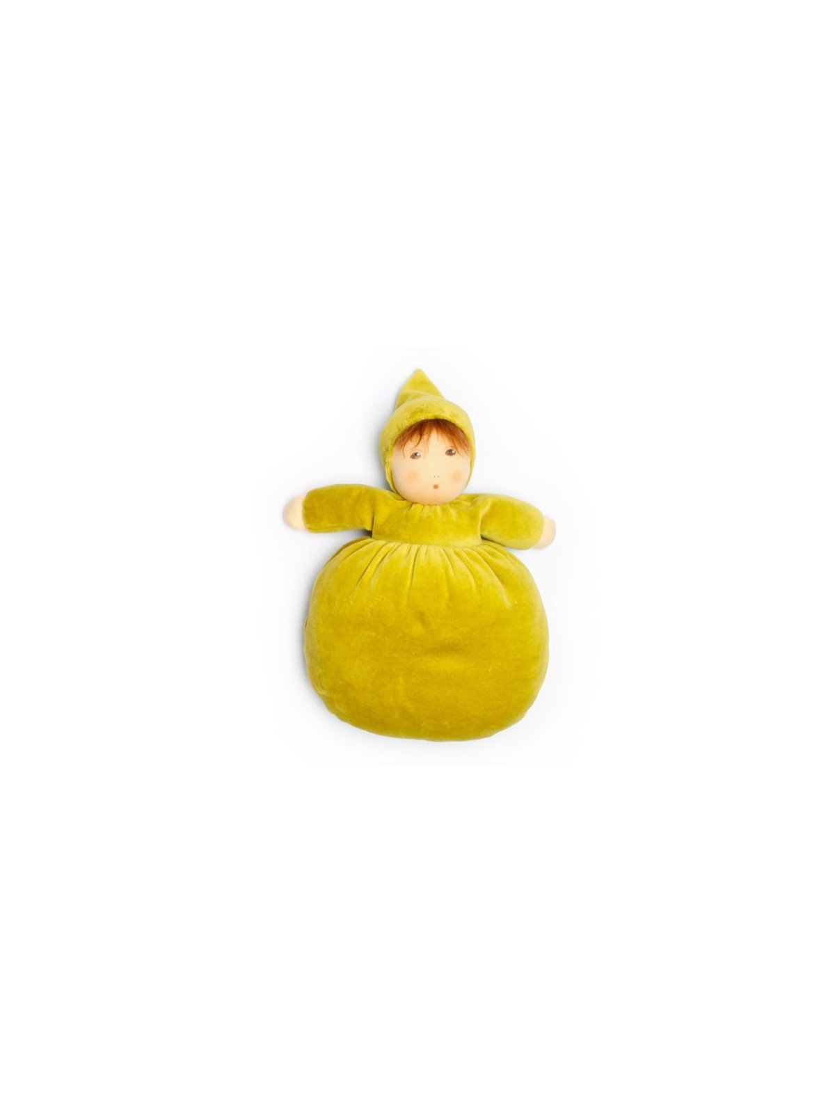 Nanchen Natur - Bio Schmusepuppe Blütenkinder "Kornblümchen" 32cm