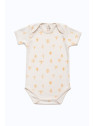 ORGANIC by Feldman - Bio Baby Body kurzarm mit kraftgebender Wald-Motiv