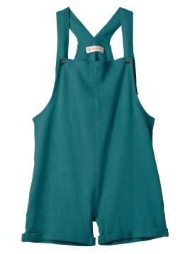 ORGANIC by Feldman - Bio Kinder Jersey Jumpsuit "Farben Spiel", emerald