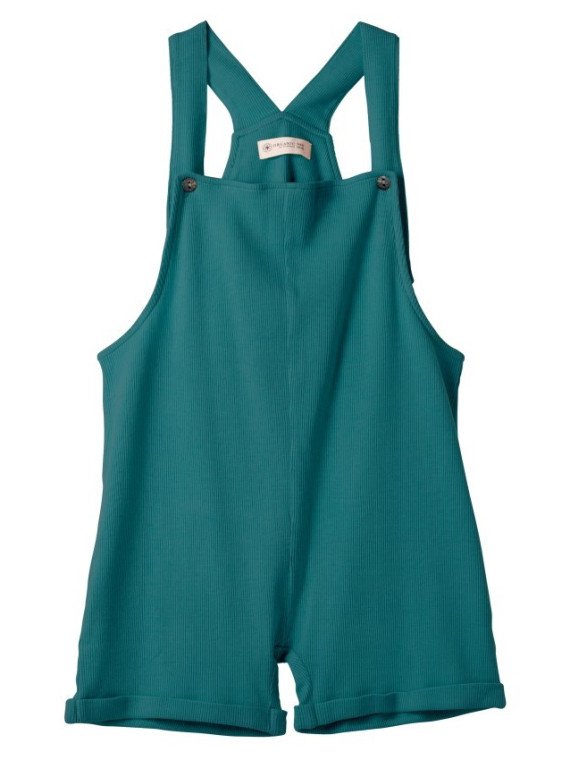 ORGANIC by Feldman - Bio Kinder Jersey Jumpsuit "Farben Spiel", emerald