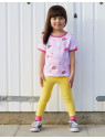 Toby tiger - Bio Kinder T-Shirt mit Tauben-Allover