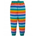frugi - Bio Kinder Sweathose "Snug" mit Regenbogen-Streifen