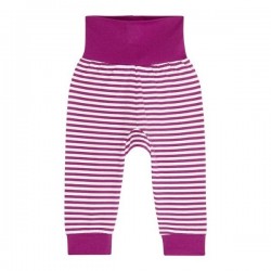 Sense Organics - Bio Baby Jerseyhose "Hewi" mit Streifen, beere