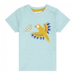 Sense Organics - Bio Baby T-Shirt "Odo" mit Papageien-Applikation