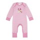 Sense Organics - Bio Baby Strampler langarm "Wayan Retro" mit Kakadu-Applikation und Streifen