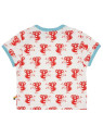 loud + proud - Bio Kinder T-Shirt mit Koala-Allover, kupfer