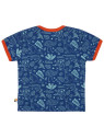 loud + proud - Bio Kinder T-Shirt mit Australische Tiere-Allover, marine