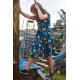 merle kids - Bio Kinder Jersey Kleid mit "Forest at night"-Motiv