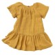 People Wear Organic - Bio Baby Musselin Kleid, gelb