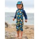 kite kids - Baby Schwimmanzug mit Frosch-Allover, UPF 50+