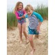 kite kids - Bio Kinder Badeshirt mit Korallem-Allover, UPV50+